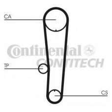 CT1017 CONTITECH Ремень ГРМ