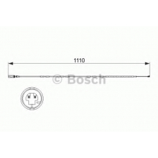 1 987 473 515 BOSCH Сигнализатор, износ тормозных колодок