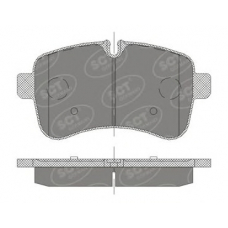 SP 415 PR SCT Комплект тормозных колодок, дисковый тормоз