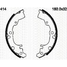 8100 41414 TRISCAN Комплект тормозных колодок