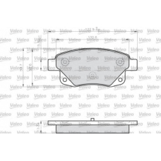 872486 VALEO Комплект тормозных колодок, дисковый тормоз