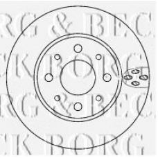 BBD4406 BORG & BECK Тормозной диск
