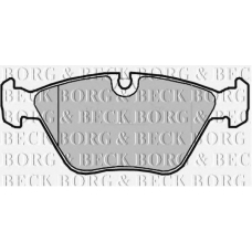 BBP2014 BORG & BECK Комплект тормозных колодок, дисковый тормоз