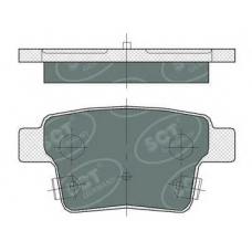 SP 375 PR SCT Комплект тормозных колодок, дисковый тормоз