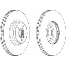 DDF1246C FERODO Тормозной диск