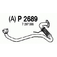 P2689 FENNO Труба выхлопного газа