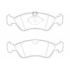 WBP21862A WAGNER LOCKHEED Комплект тормозных колодок, дисковый тормоз