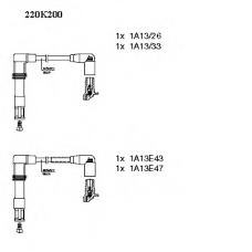 220K200 BREMI Комплект проводов зажигания