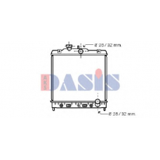 103000N AKS DASIS Радиатор, охлаждение двигателя