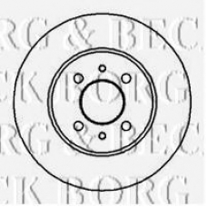 BBD4597 BORG & BECK Тормозной диск