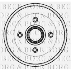 BBR7014 BORG & BECK Тормозной барабан