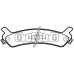 FBP3419 FIRST LINE Комплект тормозных колодок, дисковый тормоз