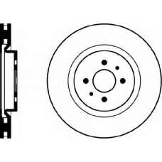 MDC1357 MINTEX Тормозной диск