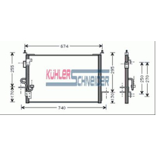 2721401 KUHLER SCHNEIDER Конденсатор, кондиционер