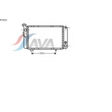 RT2010 AVA Радиатор, охлаждение двигателя