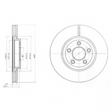 BG3704 DELPHI Тормозной диск