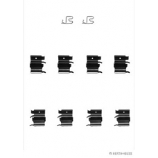 J3665011 HERTH+BUSS JAKOPARTS Комплектующие, колодки дискового тормоза