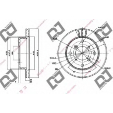 BD1552 DJ PARTS Тормозной диск