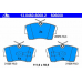 13.0460-6008.2 ATE Комплект тормозных колодок, дисковый тормоз