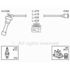 4.9277 FACET Ккомплект проводов зажигания
