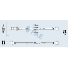 83200 FAE Комплект проводов зажигания