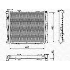 350213746000 MAGNETI MARELLI Радиатор, охлаждение двигател