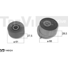 KD1382 TREVI AUTOMOTIVE Комплект ремня ГРМ