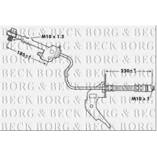 BBH7122 BORG & BECK Тормозной шланг