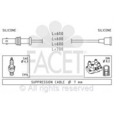 4.9830 FACET Ккомплект проводов зажигания