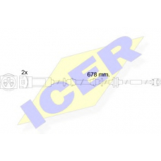 610452 E C ICER Сигнализатор, износ тормозных колодок