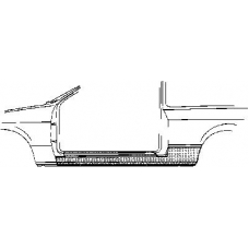 1734102 VAN WEZEL Накладка порога