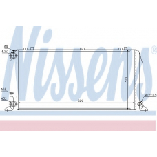 60488 NISSENS Радиатор, охлаждение двигателя
