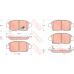 GDB3317 TRW Комплект тормозных колодок, дисковый тормоз