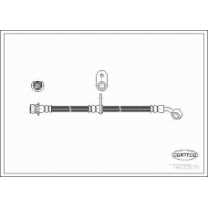 19032676 CORTECO Тормозной шланг