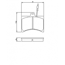 0 986 465 941 BOSCH Комплект тормозных колодок, дисковый тормоз