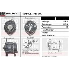 DRA0033 DELCO REMY Генератор