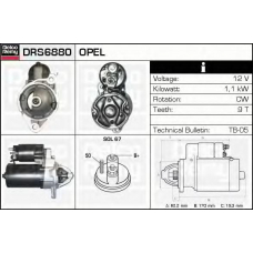 DRS6880 DELCO REMY Стартер