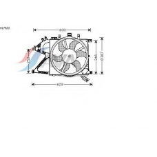 OL7520 GERI Вентилятор, охлаждение двигателя