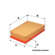 EAF3343.10 OPEN PARTS Воздушный фильтр