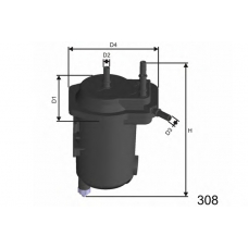 F114 MISFAT Топливный фильтр