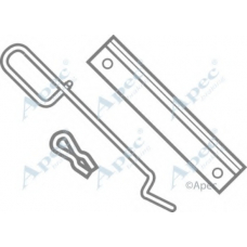 KIT319 APEC Комплектующие, тормозные колодки