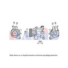 852677N AKS DASIS Компрессор, кондиционер