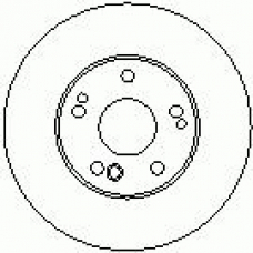 6351 10 KAWE Тормозной диск