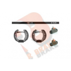 79RBKT0059 R BRAKE Комплект тормозных колодок