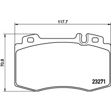T2063 PAGID Комплект тормозных колодок, дисковый тормоз