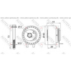 654451 AUTEX Натяжной ролик, ремень грм