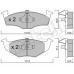 22-0206-1 METELLI Комплект тормозных колодок, дисковый тормоз