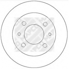 15270 MAPCO Тормозной диск