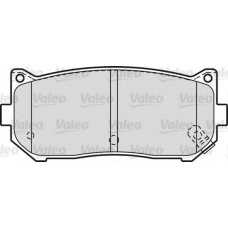 598841 VALEO Комплект тормозных колодок, дисковый тормоз