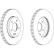 DDF1316-1 FERODO Тормозной диск